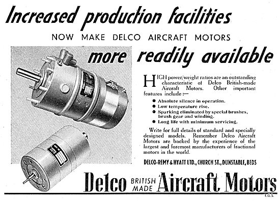 Delco-Remy Electric Motors                                       