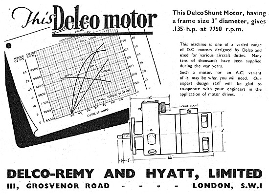 Delco Electric Motors                                            