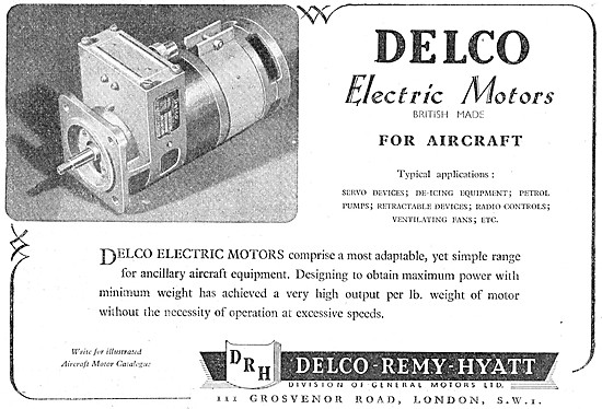 Delco Electric Motors                                            