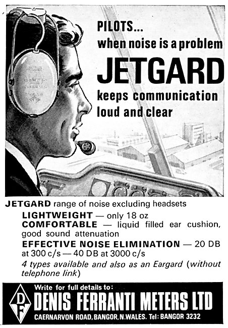 Denis Ferranti Meters JETARD Headsets                            