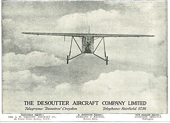 The Desoutter Aircraft Company Ltd - Croydon                     