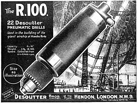 Desoutter Pneumatic Drills 1930                                  