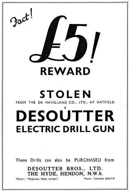 Desoutter Electric Tools 1935                                    