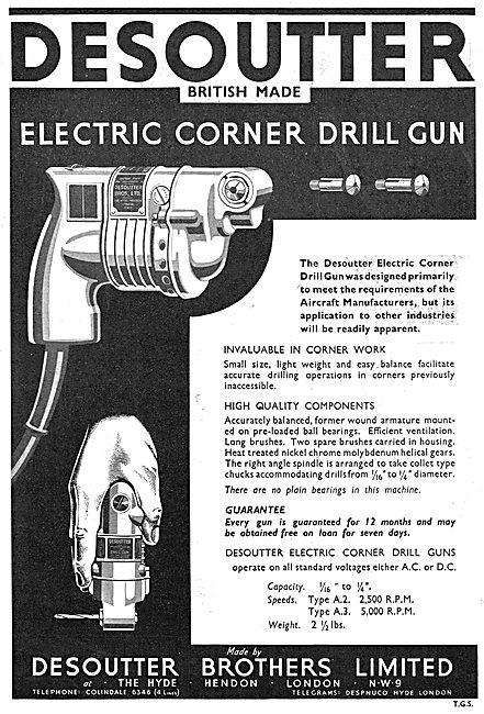 Desoutter Electric Corner Drill Gun                              