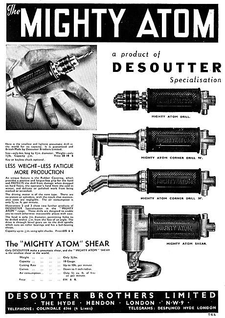 Desoutter Lightweight Pneumatic & Electric Tools                 