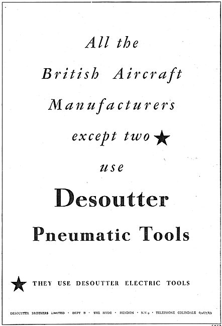 Desoutter Pneumatic Hand Tools.                                  