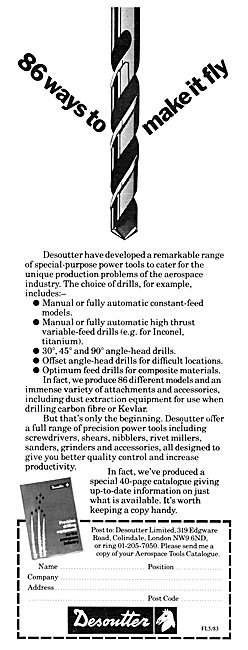 Desoutter Power Tools 1983                                       