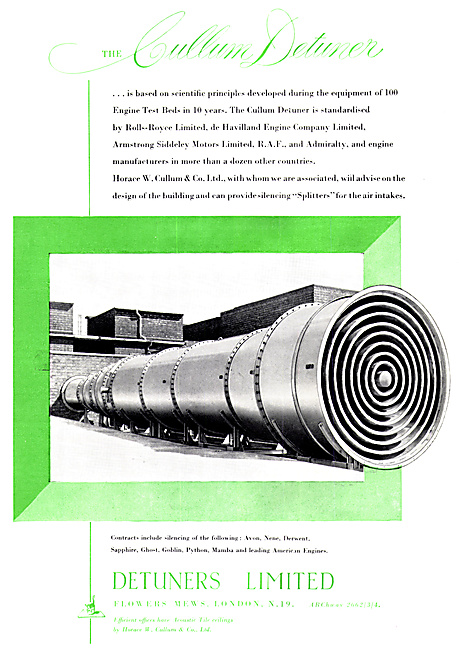 Detuners Aero Engine Test Bed Equipment - Cullum Detuner         