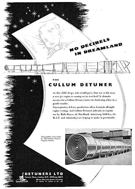 Detuners - Jet Engine Noise Reduction Gear For Ground Running    