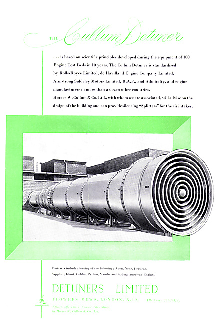 Detuners Engine Test Bed Equipment                               