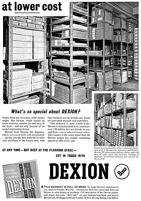 Dexion Slotted Angle Racking System                              