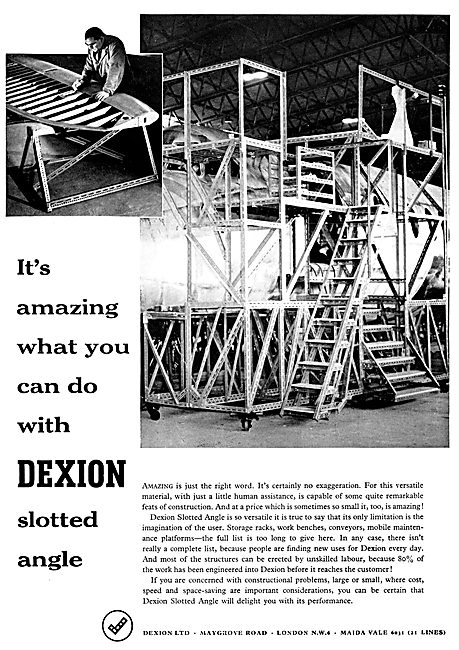 Dexion Storage Racking System & Aircraft Servicing Platforms     