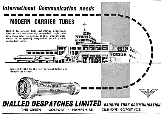 Dialled Despatches Carrier Tube Communications Systems           