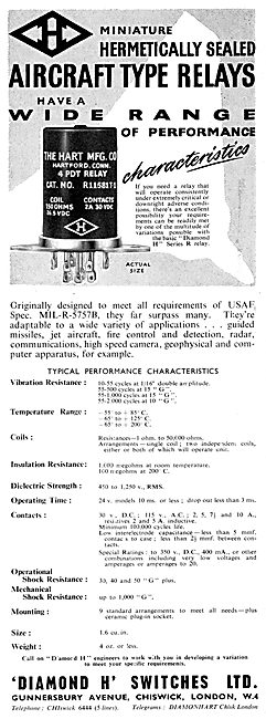 Diamond H - Aircraft Electrical & Electronic Equipment.          