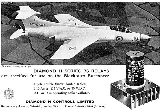 Diamond H - Aircraft Electrical Equipment. : Series BS Relays    