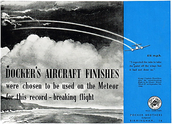 Dockers Aircraft Paints & Finishes 1947                          