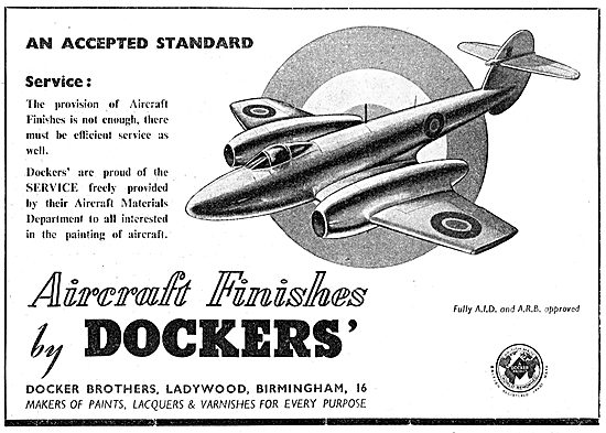 Dockers' Aircraft Paints & Finishes                              