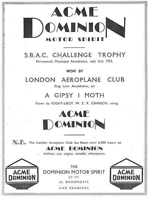 SBAC Portsmouth Challenge Won Using Acme Dominion Motor Spirit   