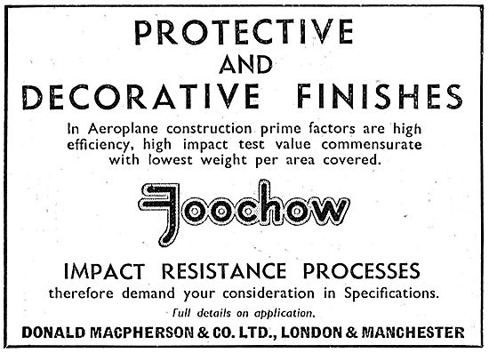 Donald Macpherson & Co : FOOCHOW Protective Finishes             