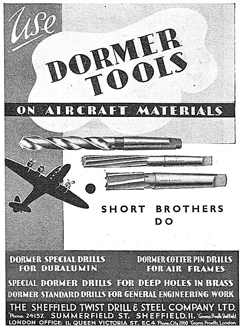 Dormer Tools 1939                                                