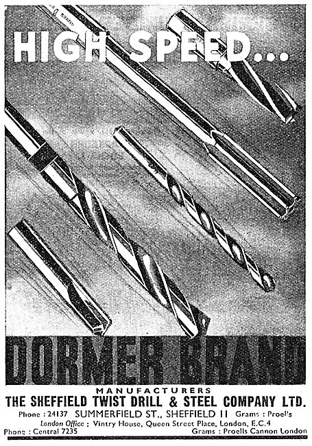 Dormer Tools Dormer Drills 1942                                  