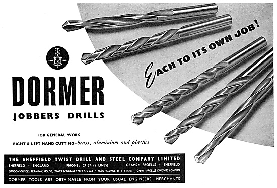 Dormer Machine Tools - Dormer Drills & Reamers                   