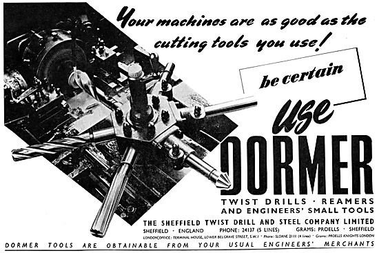 Dormer Cutting Tools - Dormer Drills & Reamers                   