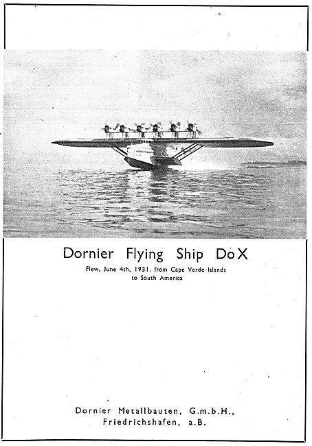 Dornier Flying Ship Do X                                         