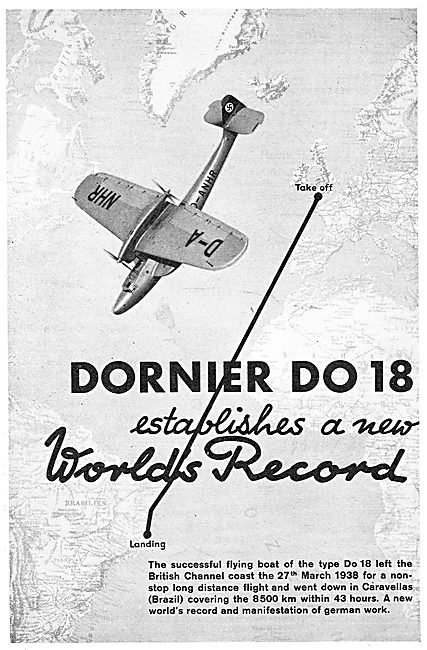 Dornier DO18 Flying Boat. D-ANHR                                 