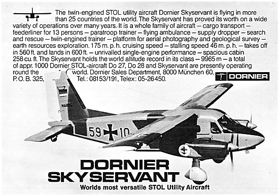 Dornier Skyservant                                               