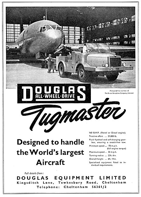 Douglas Tugmaster. Aircraft Tug  Airfield Tractor                