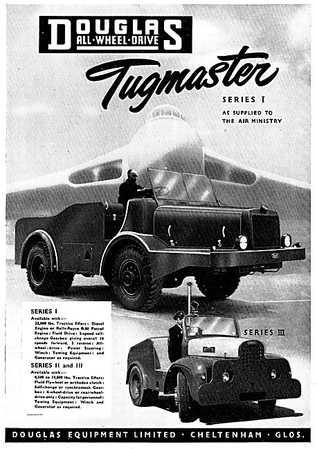 Douglas All Wheel Drive Tugmaster Series 1. Air Ministry Approved