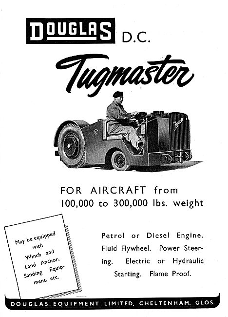 Douglas Tugmaster For Aircraft From 100,000 to 300,000 lbs Weight