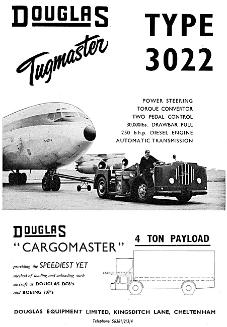 Douglas Cargomaster Airfield Tractor - Douglas Tugs              