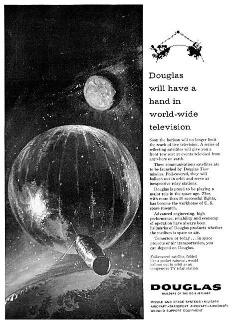 Douglas Thor Missiles & Comms Satellites                         