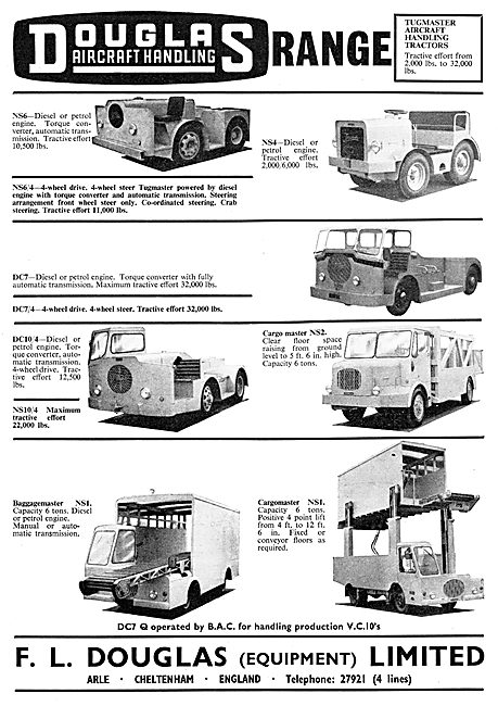 Aero-Douglas Aircraft & Passenger Handling Tractors - Tugmaster  