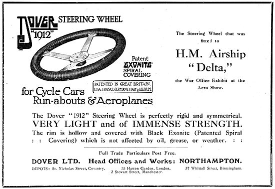 Dover Aeroplane & Airship Steering Wheel - EXONITE               