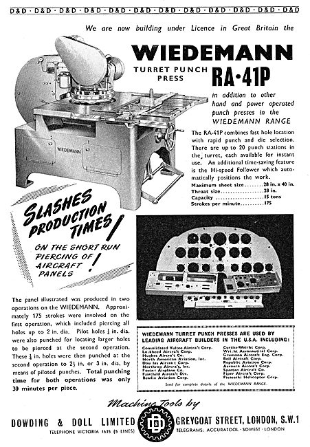 Dowding & Doll Machine Tools                                     