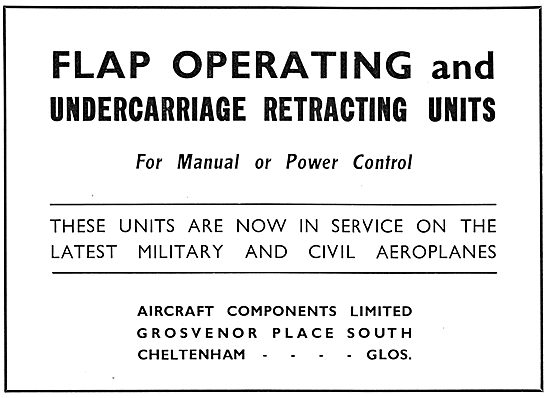 Dowty Aircraft Undercarriage Retracting Units 1934               