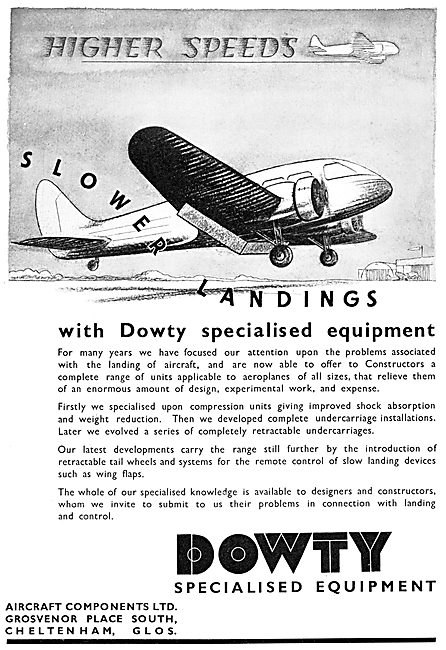 Dowty Aircraft Components 1935                                   