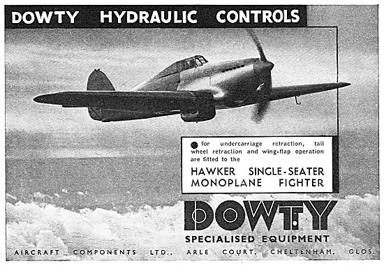 Dowty Hydraulic Aircraft Controls - Hawker Hurricane             