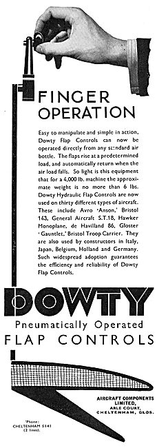 Dowty Single Lever Flap & Undercarriage Controls                 