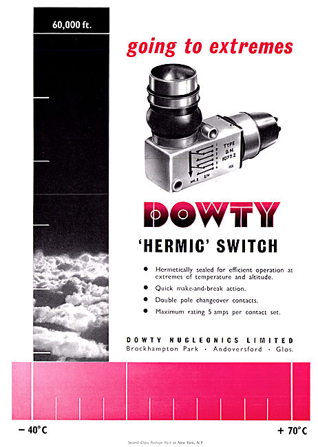Dowty Hermic Micro Switches                                      