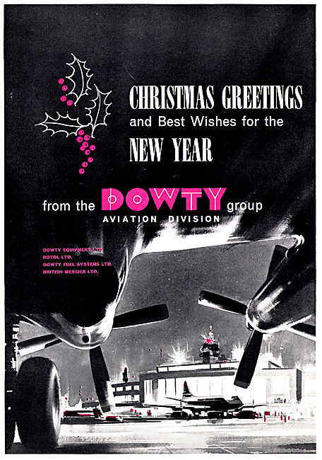 Dowty Christmas Greetings 1959                                   