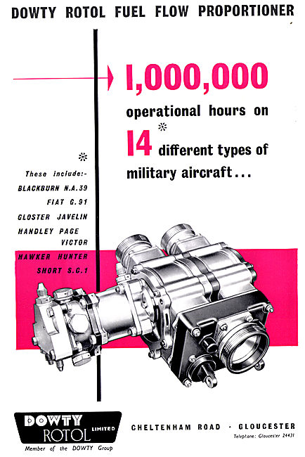 Dowty Rotol Fuel System Components                               
