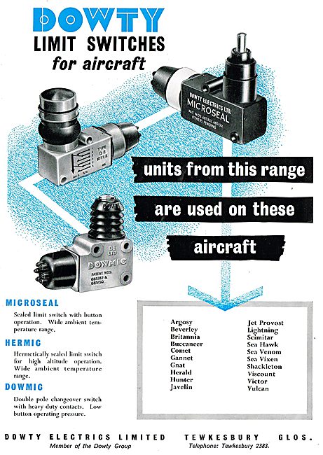 Dowty Limit Switches For Aircraft                                