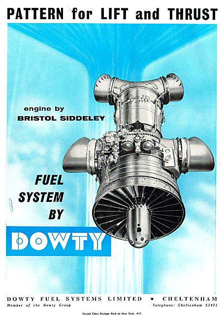 Dowty Fuel System Specified For The Bristol Siddely Pegasus      