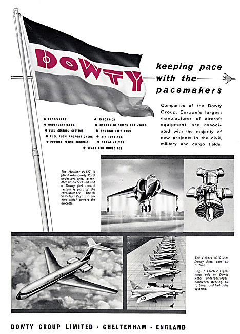 Dowty Group Aircraft Equipment 1961                              