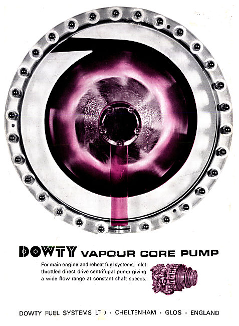 Dowty Aircraft Fuel System Components - Vapour Core Pump         