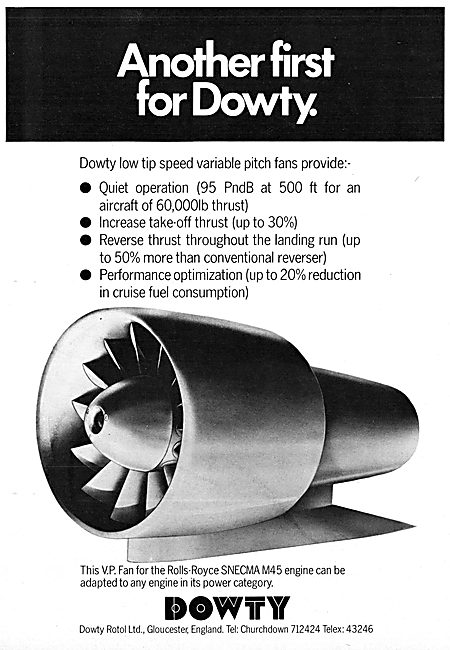 Dowty Rotol  SNECMA M45 VP Fan                                   